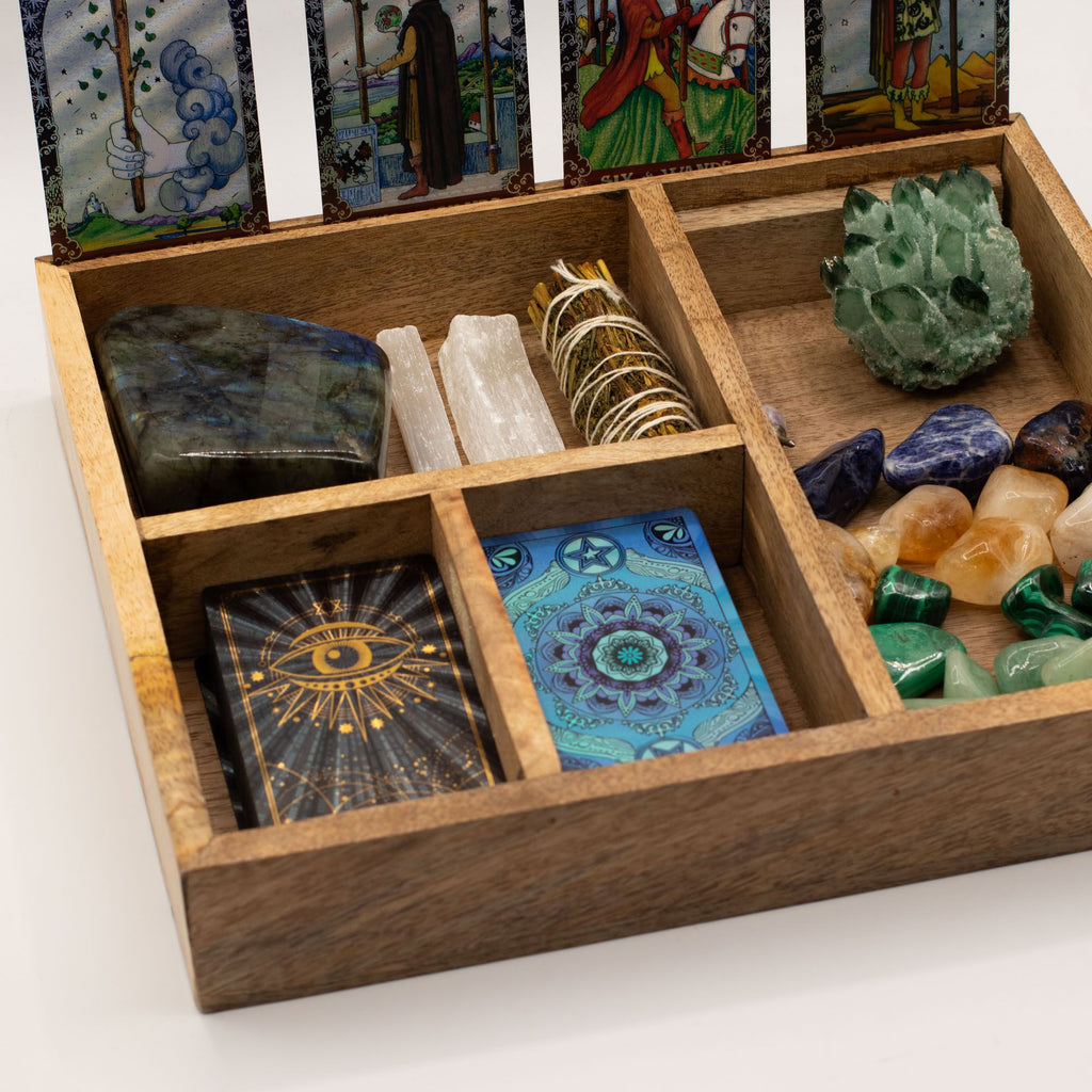 Deluxe Four Section Tarot Box with Card Holder – view 6