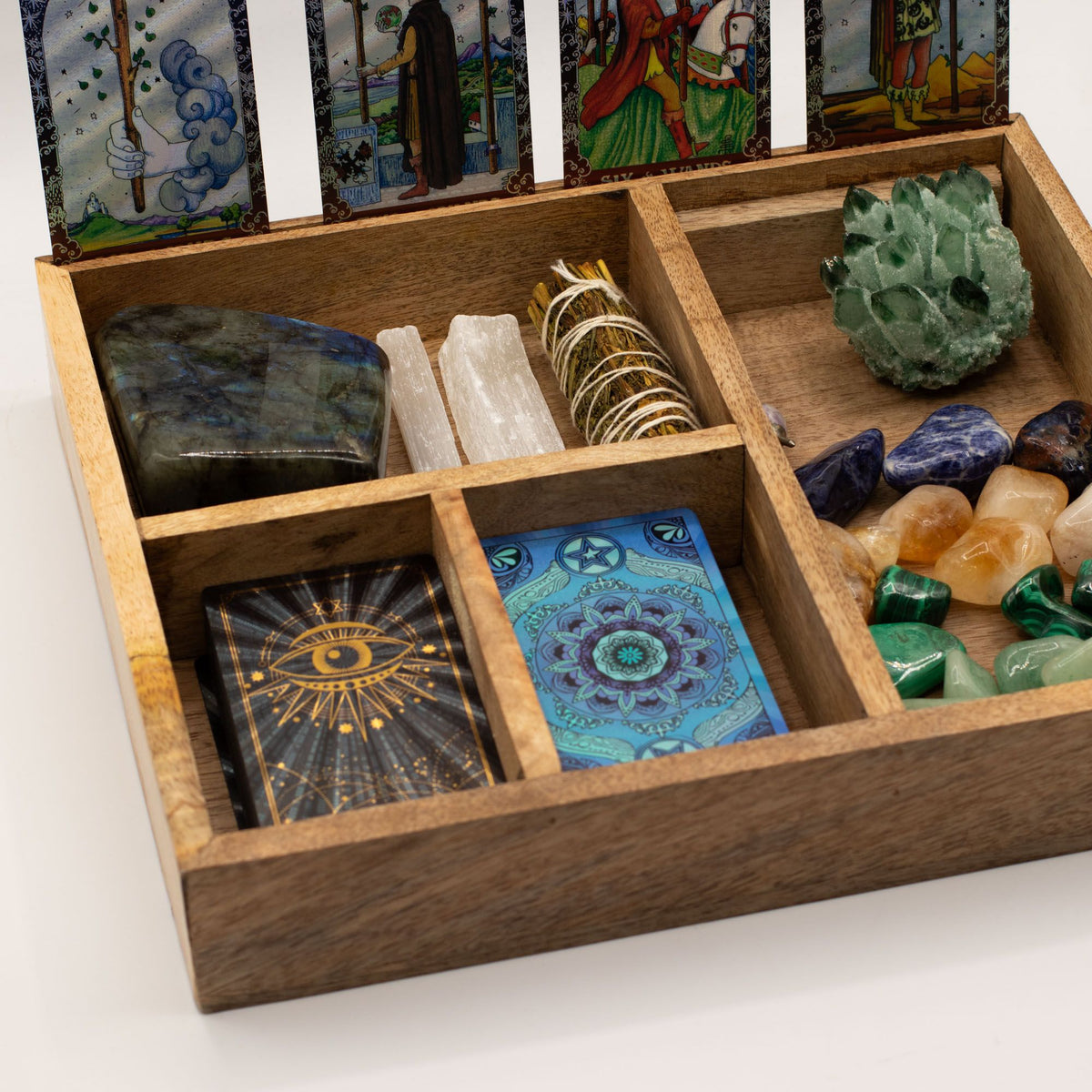 Deluxe Four Section Tarot Box with Card Holder – view 6