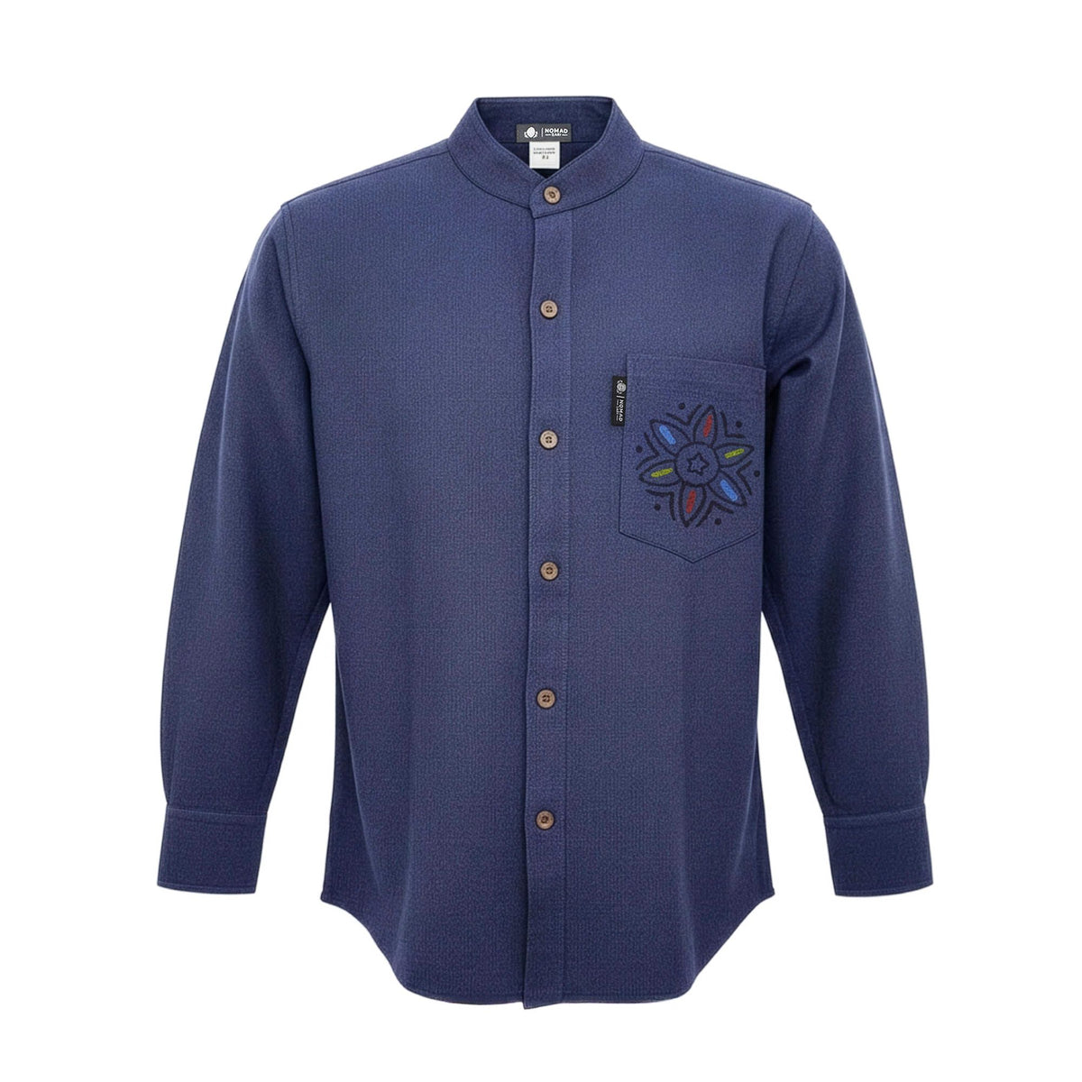 Nomad Sari Kathmandu Shirt - Indigo - Medium – view 4