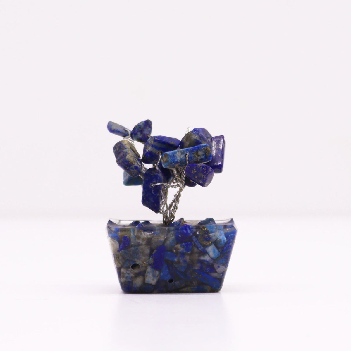 Mini Gemstone Tree on Orgonite Base, Sodalite – view 2