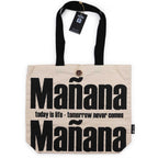 Nomad Sari Classic Tote Bag - Mañana Mañana - Natural Cotton – view 3