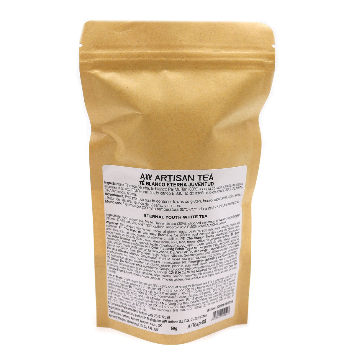 Ethernal Elixir White and Green Tea Blend, 50g