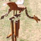 Coconut Dragon Wind Chime - 30 x 90 cm – view 8