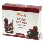 Aromatika Backflow Incense Cones - 7 Chakras