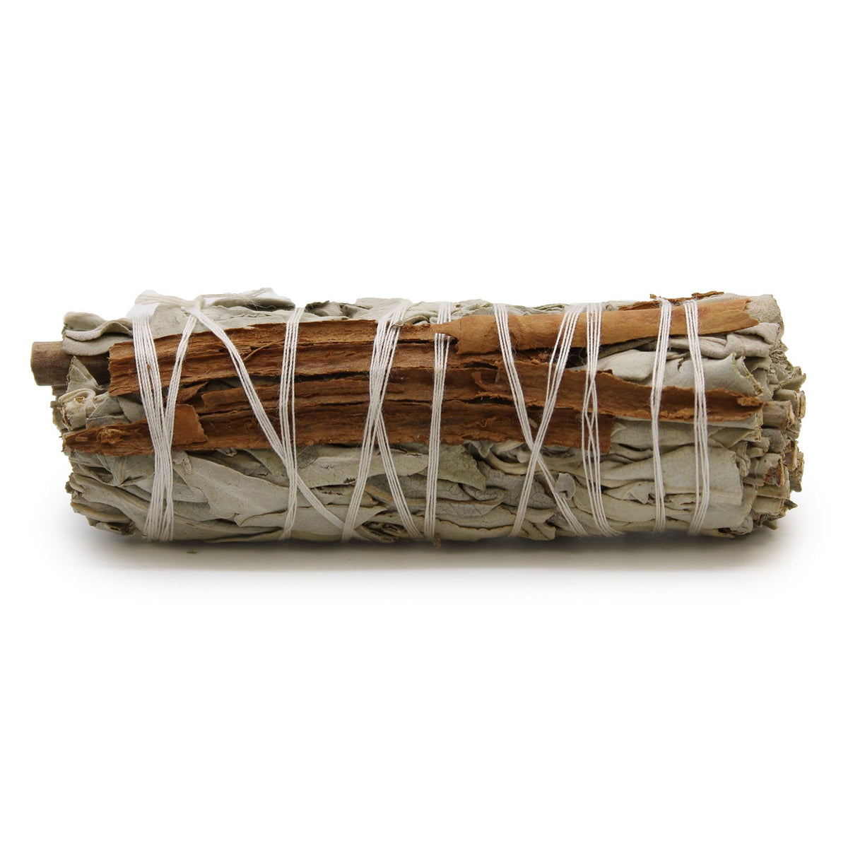 White Sage & Cinnamon Smudge Stick 10 cm