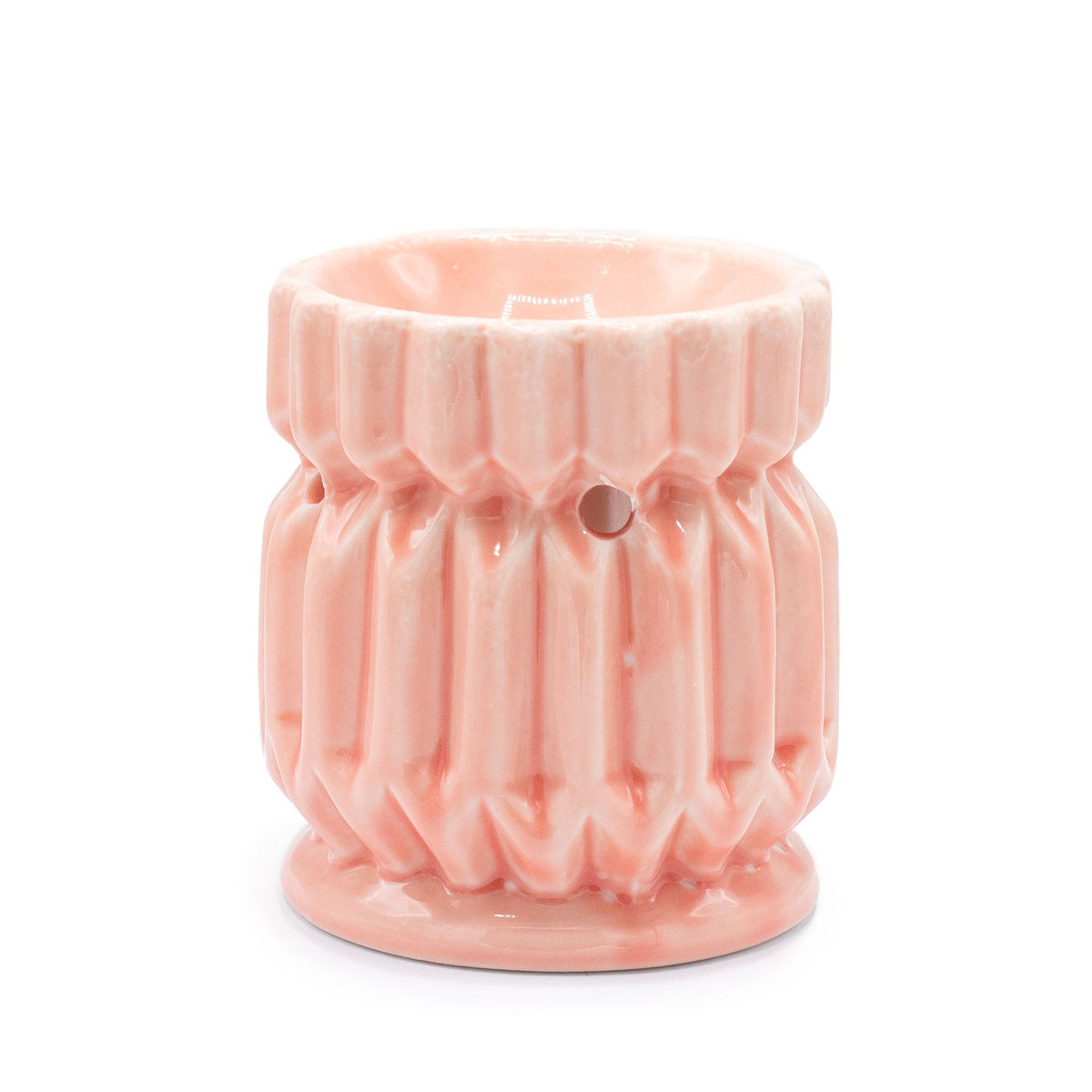 Geometric Ceramic Oil Burner - Pink – view 2
