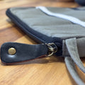 Canvas Tablet Pouch - Olive - 21x29cm