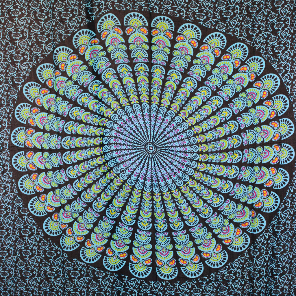 Peacock Mandala Sarong – view 3
