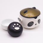 Panda Face Ceramic Teapot Set with 2 Cups - Travel Case – view 4