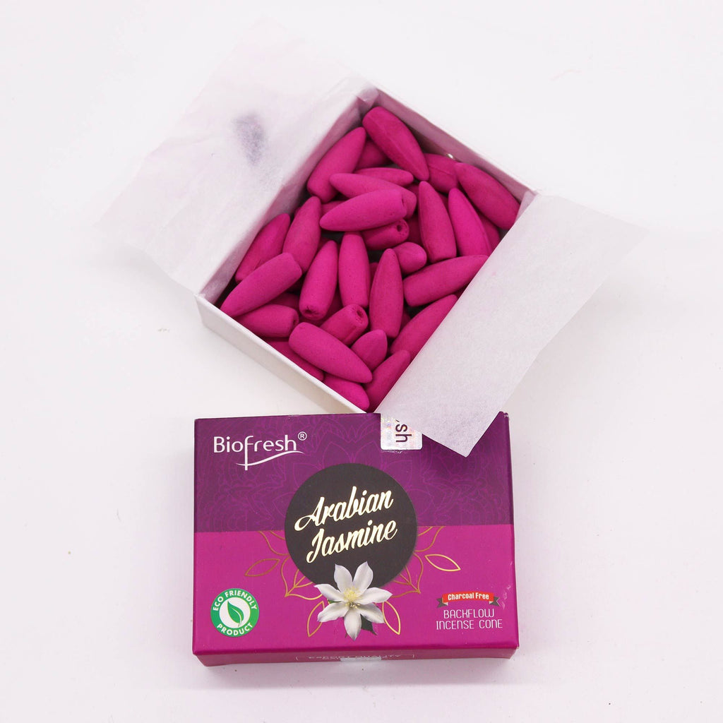 Biofresh Arabian Jasmine Backflow Incense Cones, 40 Pack – view 4