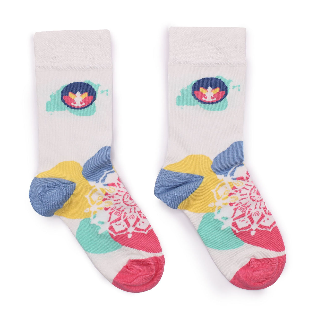 Hop Hare Bamboo Socks Meditation Print (36-40) – view 2
