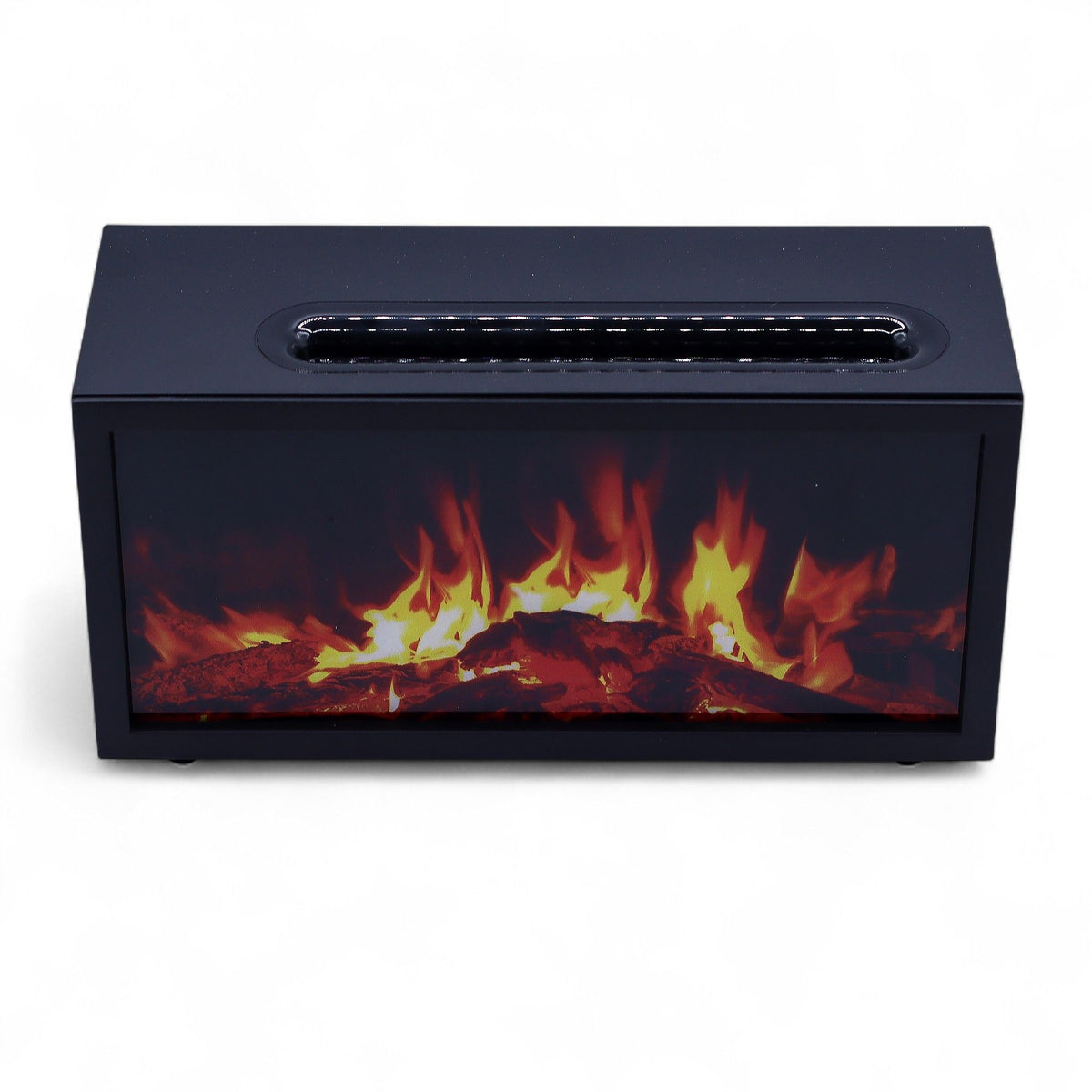 Flame Effect Aroma Diffuser with Birdsong - Black USB – view 4