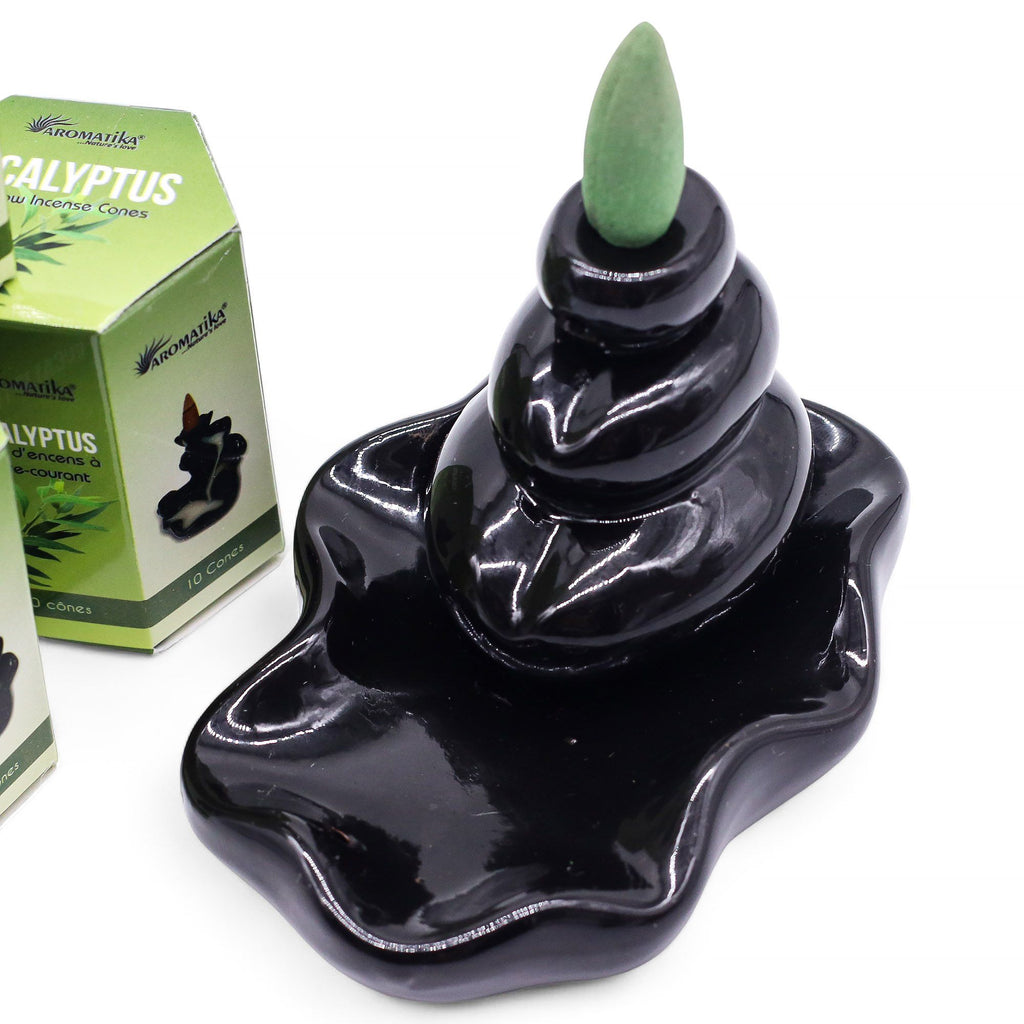 Aromatika Eucalyptus Backflow Incense Cones Pack of 10 – view 2
