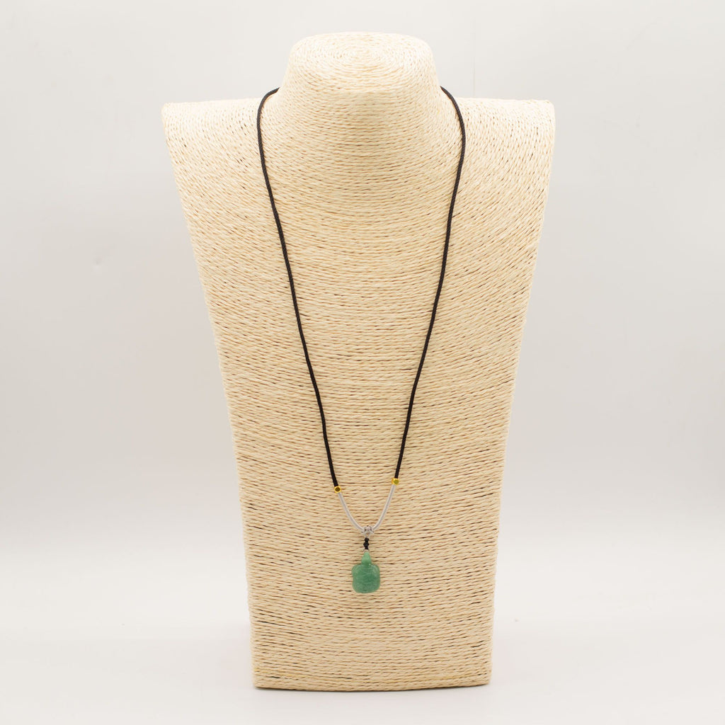 Jade Turtle Cord Necklace Pendant