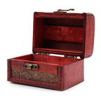 Colonial Box, Floral Embossed, Vintage Style