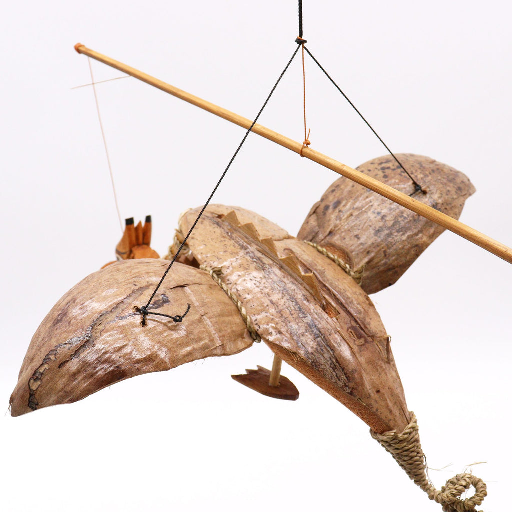 Natural Coconut Dragon Mobile - 37 cm – view 4