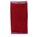 Cotton Pareo Towel - 100x180 cm - Hot Pink – view 2