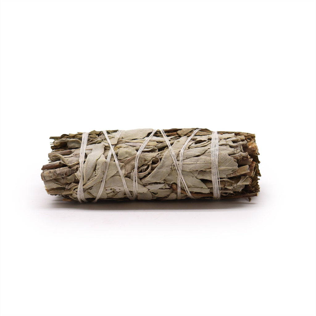 White Sage & Pirul Foliage Smudge Stick 10 cm – view 2