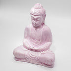 Meditation Buddha Glow Lamp - Cherry Crackle, Oval Stand – view 7