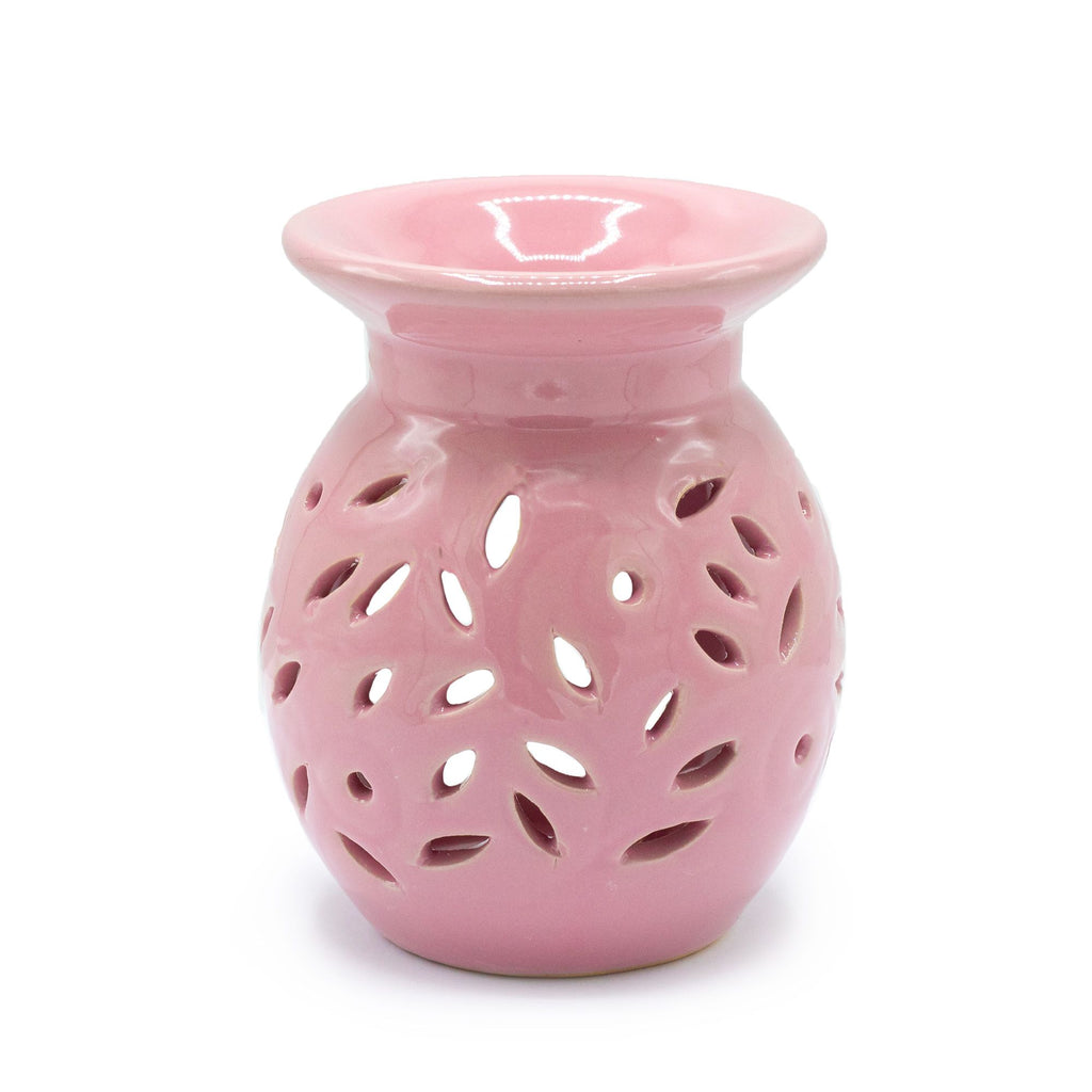 Floral Ceramic Oil Burner - Rose – view 3
