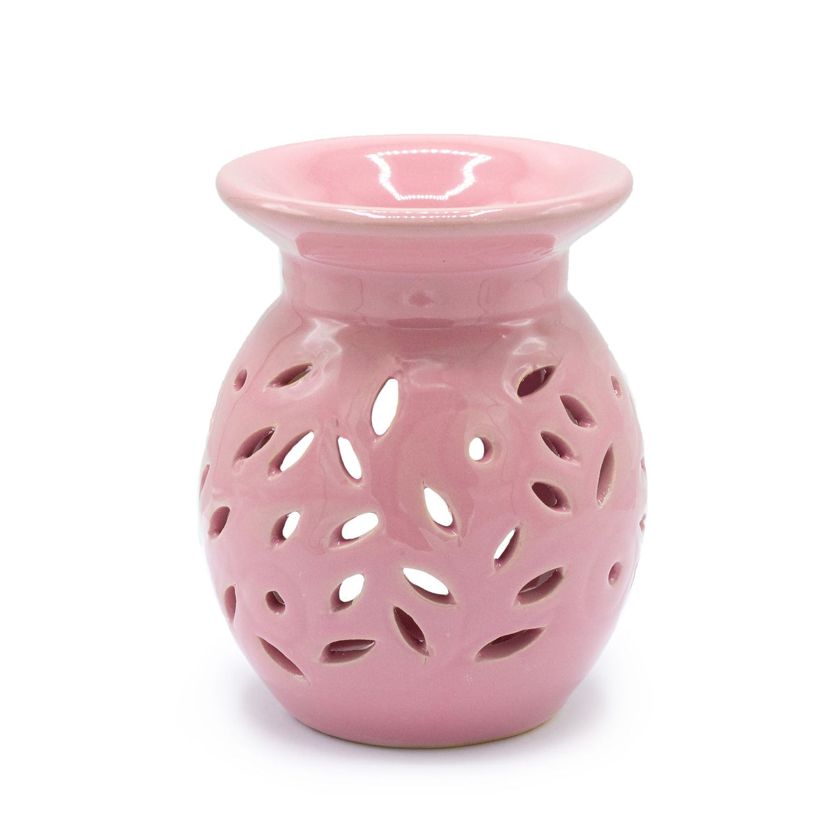 Floral Ceramic Oil Burner - Rose – view 3