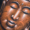 Buddha Painting, Copper Brocade Detail - 80 x 60cm