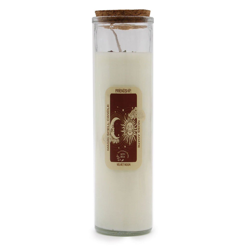 Magic Spell Candle in Glass Jar - Friendship