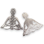 Polished Aluminium Seven Chakra Incense Holder 12cm – view 4