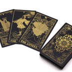 Gold Foil Tarot Set with Guidebook in Gift Box – view 3