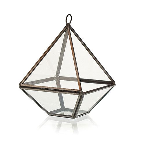 Glass Terrarium, Small Diamond – view 3