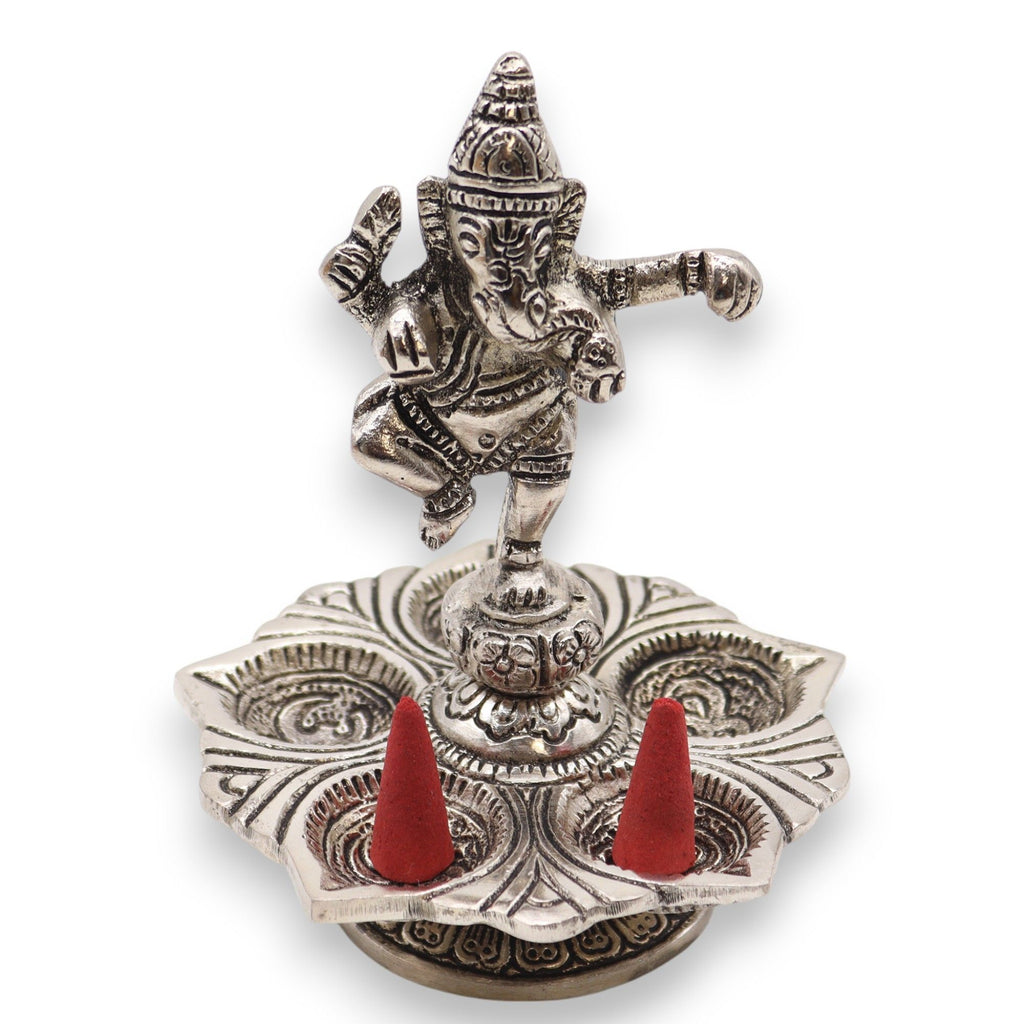 Dancing Ganesha Incense Holder 14x10cm – view 3