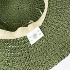 Nomad Sari Floppy Straw Sun Hat - Moss Green – view 6