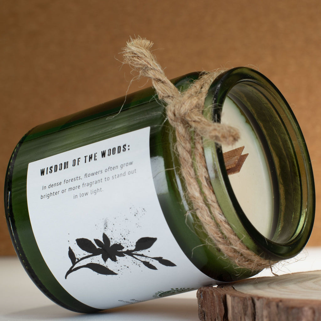 Greenman Woodwick Soy Candle - Jasmine Glade – view 2