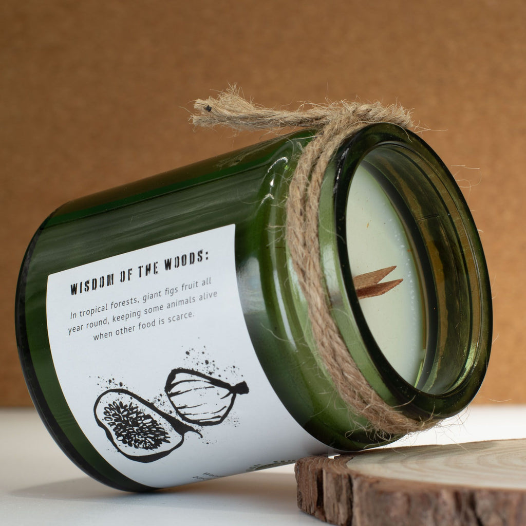 Greenman Woodwick Soy Candle - Crushed Fig & Cassis – view 3