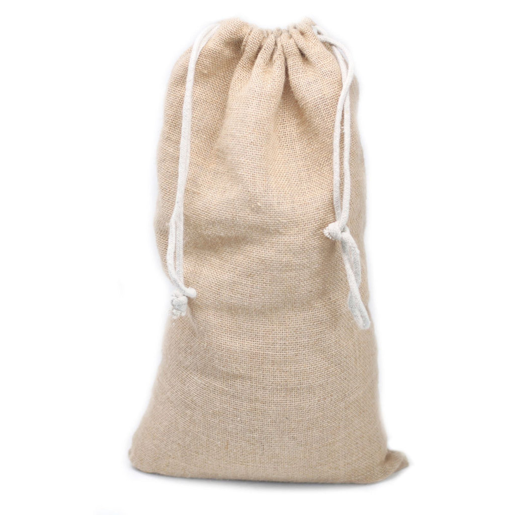 Large Jute Drawstring Sack 30x40cm – view 3