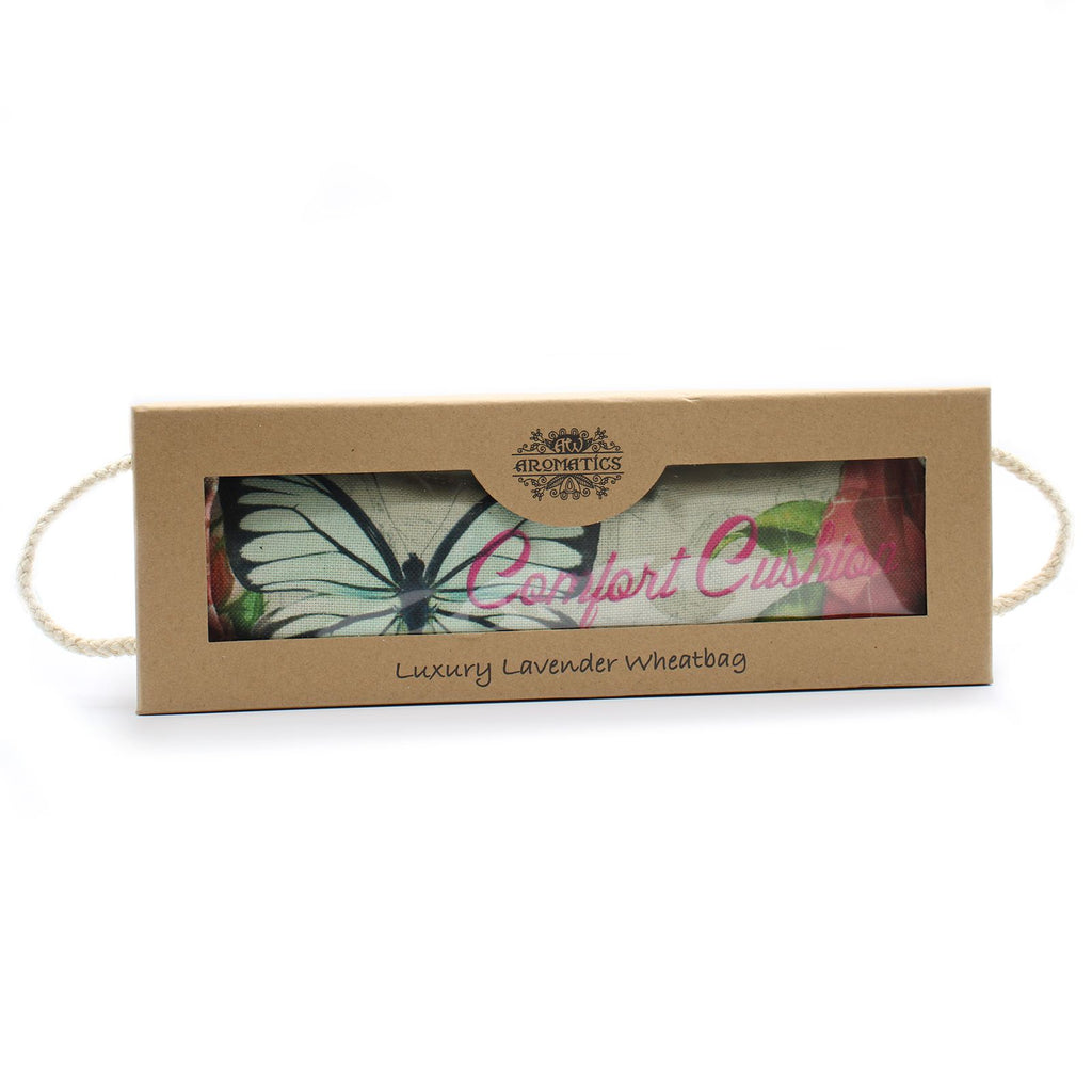 Lavender Wheat Bag Gift Box - Butterfly and Roses – view 5