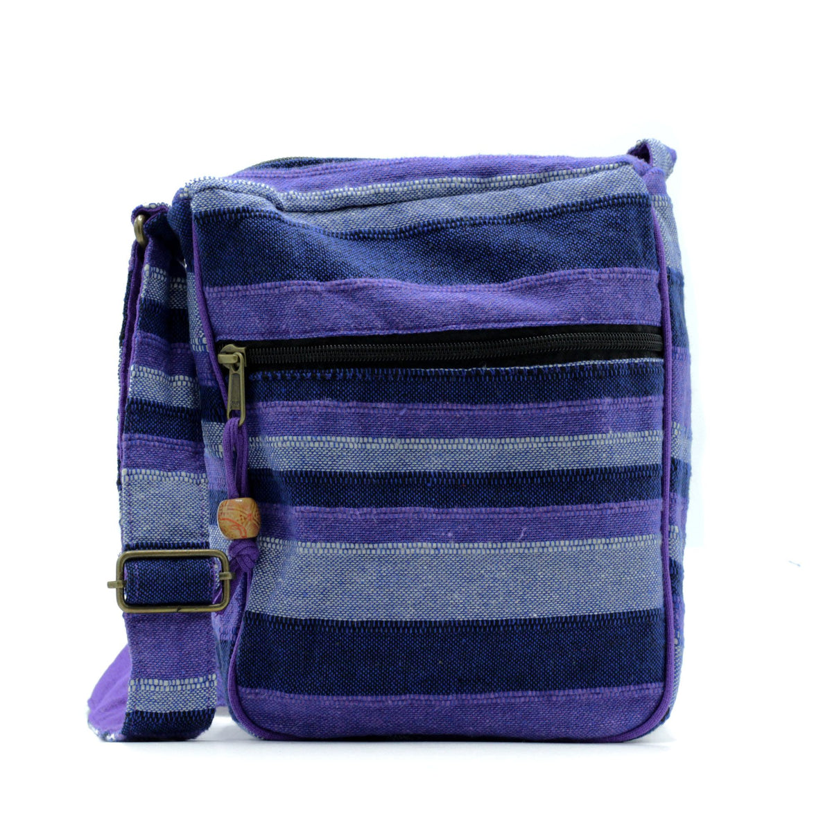 Large Nepal Sling Bag - Deep Sea Blues, Adjustable Strap