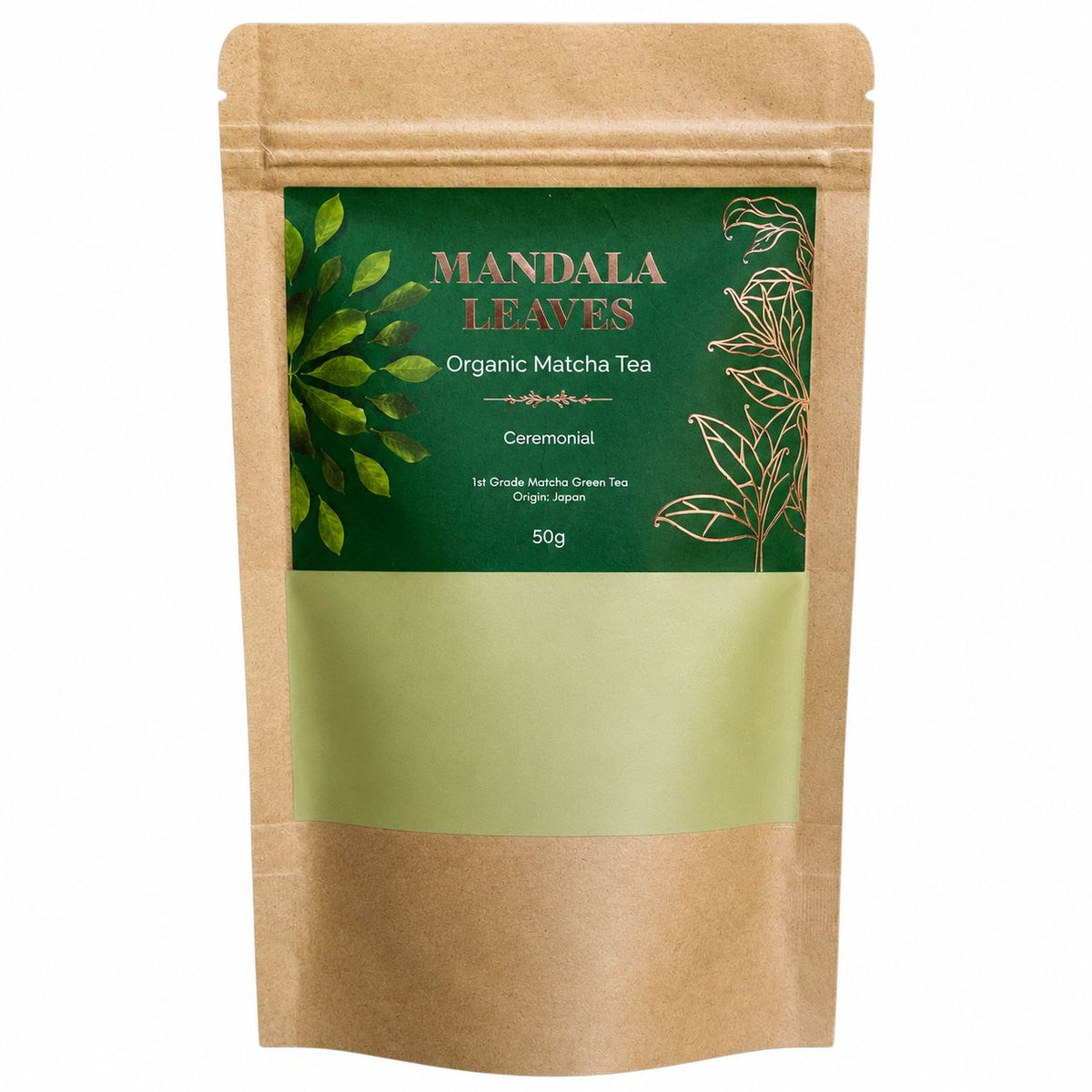 Organic Ceremonial Matcha Green Tea First Grade 50g