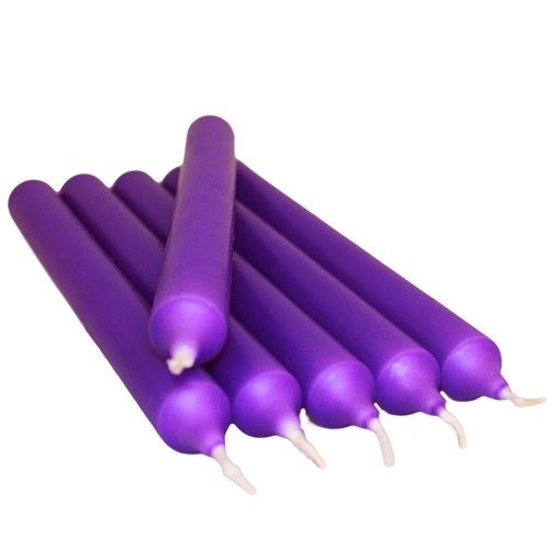 Lilac Dinner Candles - Pack of 5 – view 2