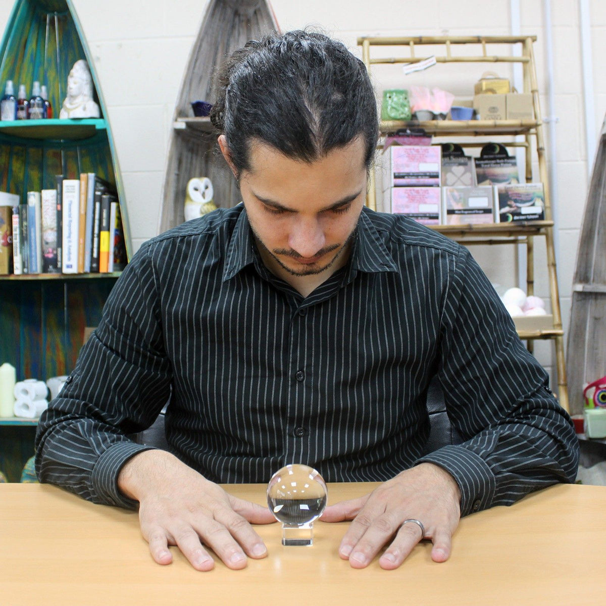 Crystal Ball on Stand 60mm – view 2