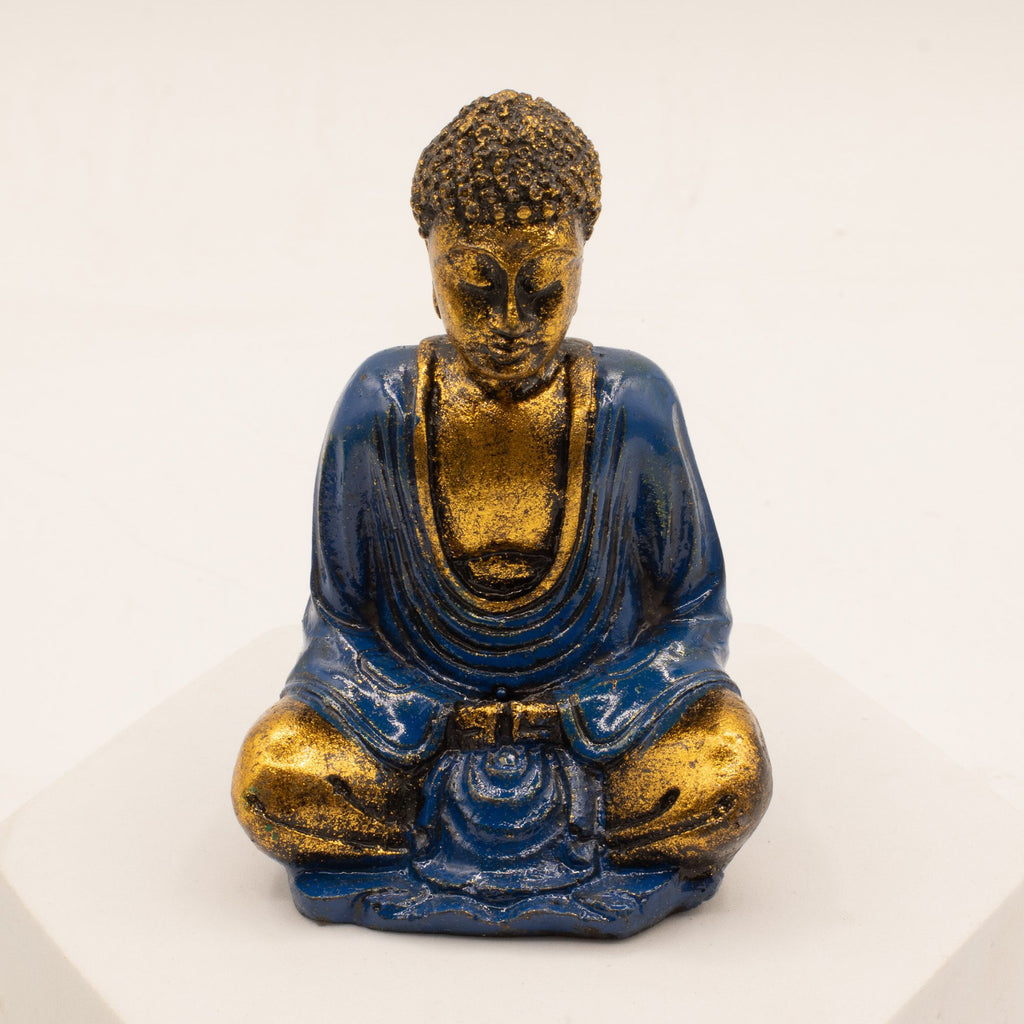 Gold Mini Buddha Statues - Assorted Colours, Set of 6 – view 4