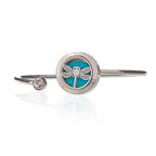 Dragonfly Aromatherapy Diffuser Crystal Bracelet Stainless Steel – view 7
