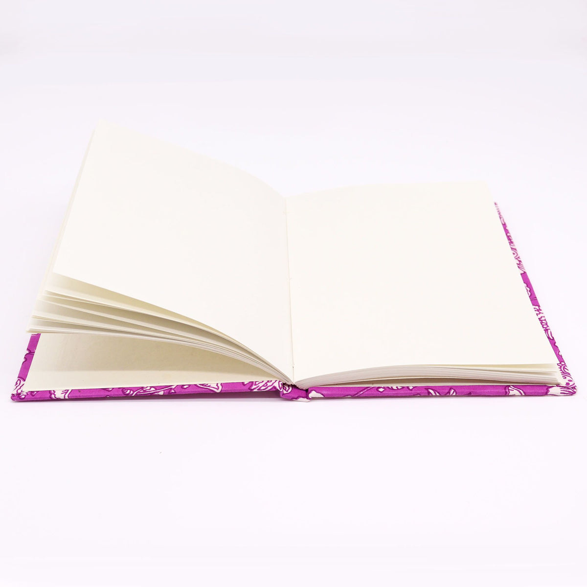 Cotton Bound Notebook 20x15cm - 96 Pages - Antique Fuchsia – view 2
