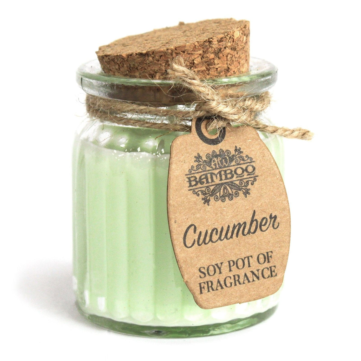 Cucumber Soy Wax Fragrance Candle Pot – view 3