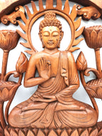 Buddha & Lotus Panel - 40cm – view 2