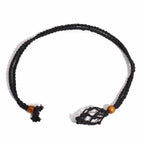 Waxed Cotton Necklace Cord 45cm - Black – view 6