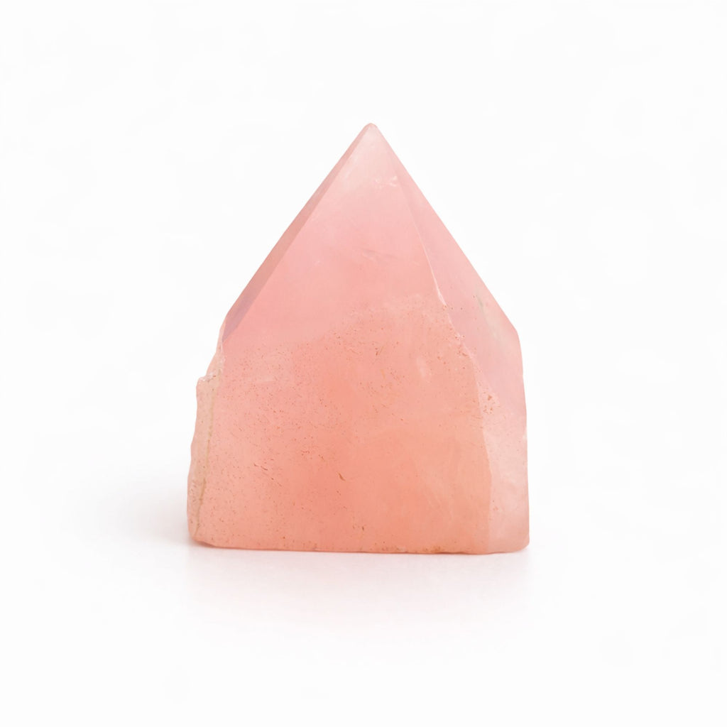 Rose Quartz Top Polished Points, Pack of Approx 5-6 Pieces