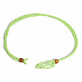 Waxed Cotton Necklace Cord 45cm - Green