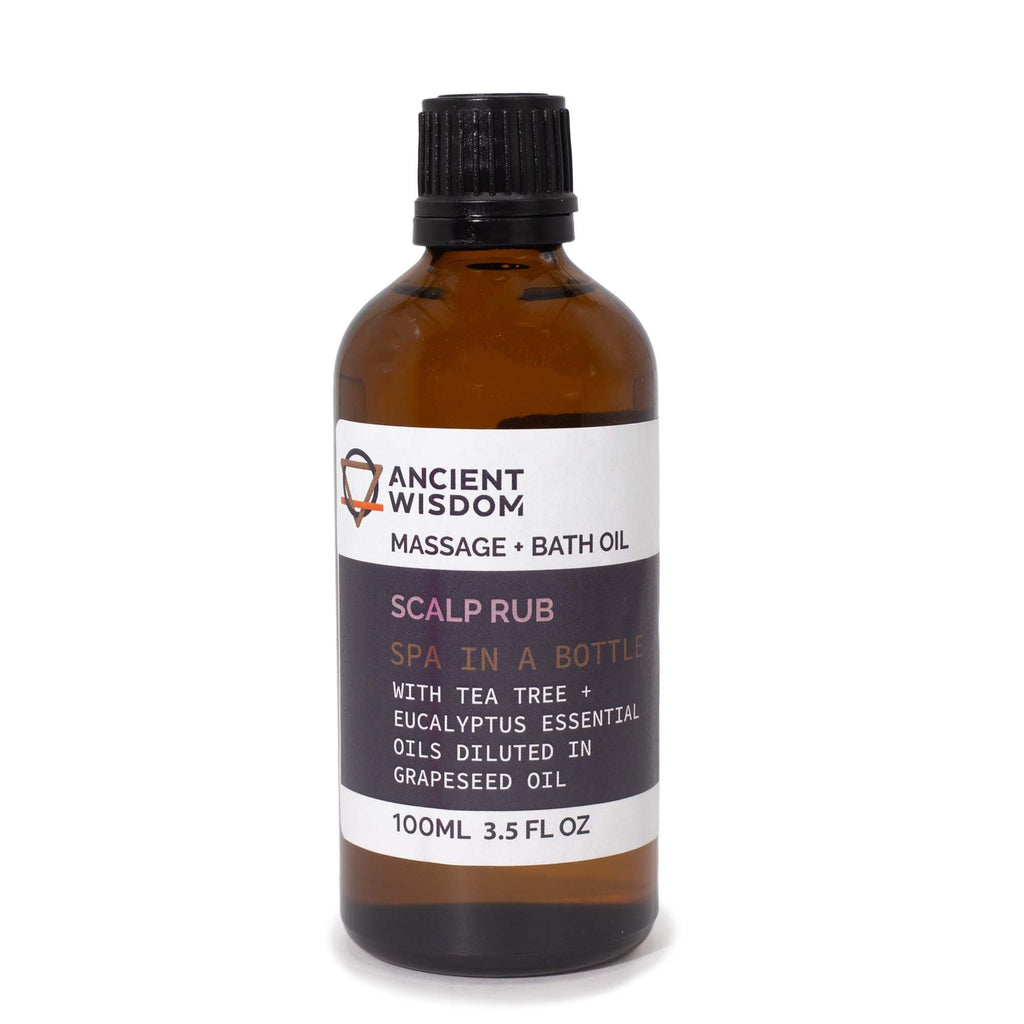 Scalp Massage Oil with Tea Tree and Eucalyptus - 100ml