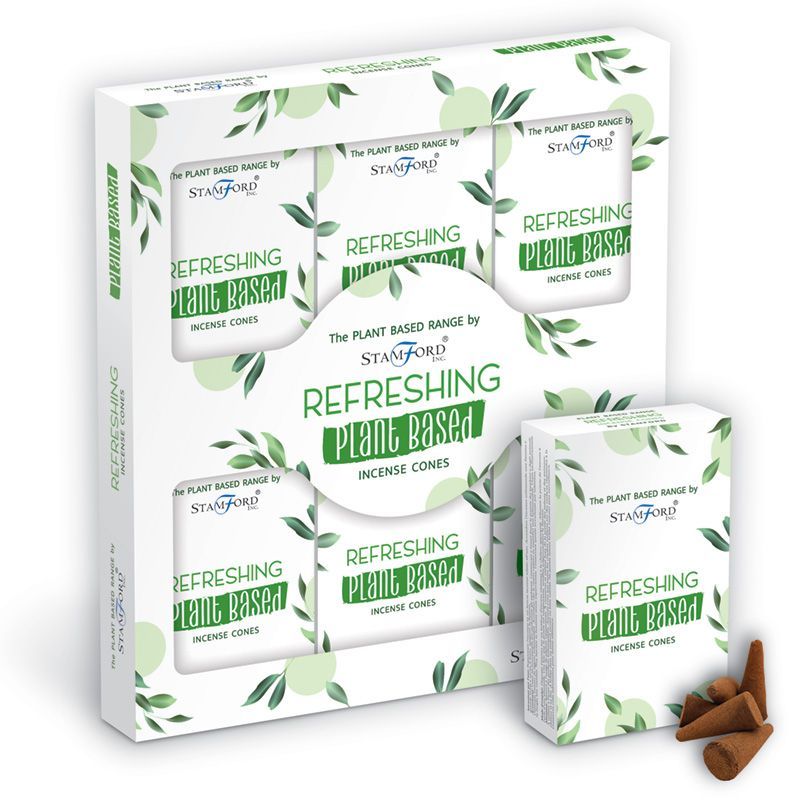Stamford Plant Based Incense Cones - Refreshing (12 Pack)
